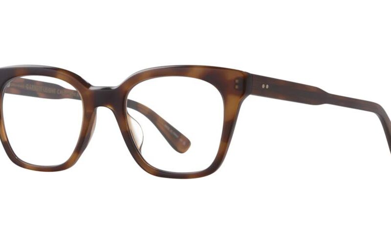 Garrett Leight Men's EL REY Spotted Brown Shell Eyeglasses Garrett Leight Men's EL REY Spotted Brown Shell Eyeglasses
