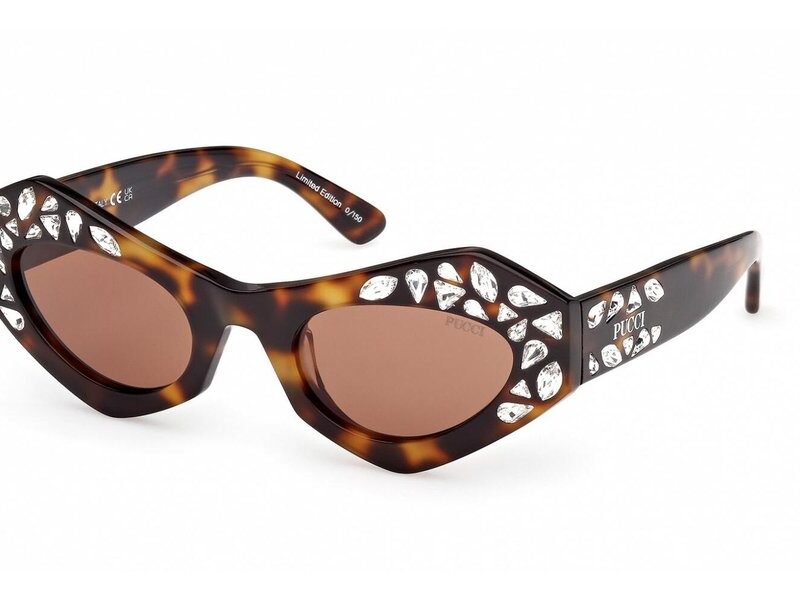 Emilio Pucci Unisex EP0239 Havana/Brown Sunglasses Emilio Pucci Unisex EP0239 Havana/Brown Sunglasses