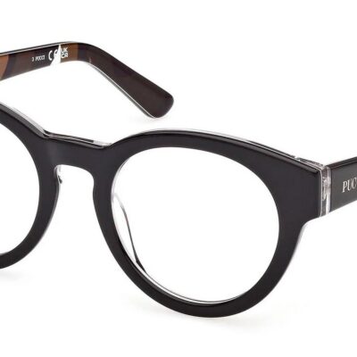 Emilio Pucci Men's EP5282 Black Multicolor Fantasy Eyeglasses