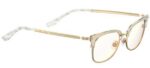 Elie Saab Women's ES 018 Crystal Gold Eyeglasses