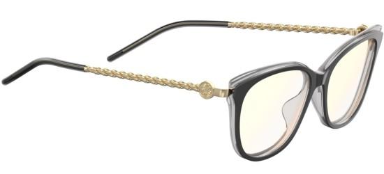 Elie Saab Women's ES 050/G Grey Gold Eyeglasses Elie Saab Women's ES 050/G Grey Gold Eyeglasses