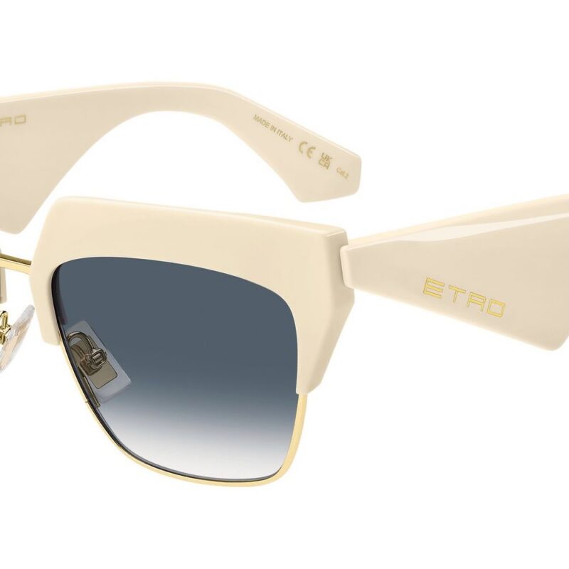 Etro Women's ETROCLUB Ivory/Grey Shaded Sunglasses