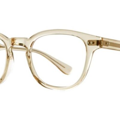 Garrett Leight Men's EVAN Champagne Eyeglasses