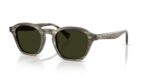 Oliver Peoples EYLES OV 5580SU Bark Olive Green Light/Polarized G-15 Sunglasses