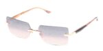 Dita Unisex EYMORI Rose Gold - El Mirage Swirl/Dark Grey To Peach Gradient Sunglasses