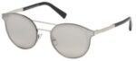 Ermenegildo Zegna Women's EZ0085 Shiny Palladium/Grey Sunglasses