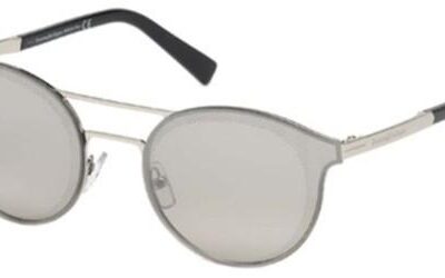 Ermenegildo Zegna Women's EZ0085 Shiny Palladium/Grey Sunglasses