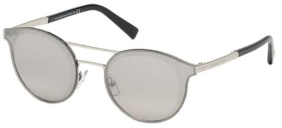 Ermenegildo Zegna Women's EZ0085 Shiny Palladium/Grey Sunglasses Ermenegildo Zegna Women's EZ0085 Shiny Palladium/Grey Sunglasses