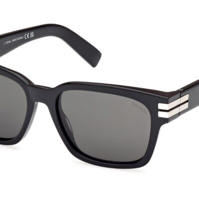 Ermenegildo Zegna Men's EZ0237 Black Grey/Grey Sunglasses