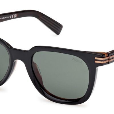 Ermenegildo Zegna Men's EZ0248 Black/Green Sunglasses