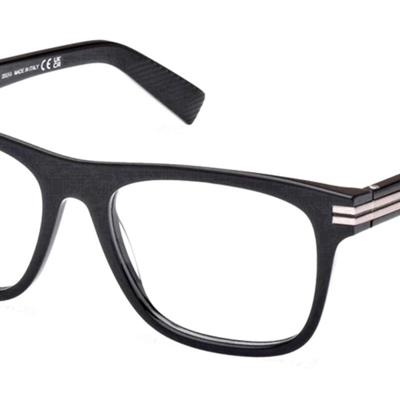 Ermenegildo Zegna Men's EZ5267 Black Grey Eyeglasses Ermenegildo Zegna Men's EZ5267 Black Grey Eyeglasses