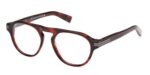Ermenegildo Zegna Men's EZ5281 Red Havana Eyeglasses