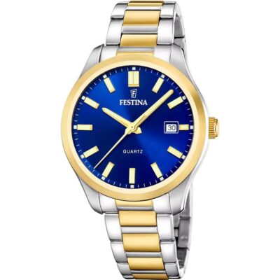 Festina Men's 42mm Ss Ip Gold Watch (F20738_3)
