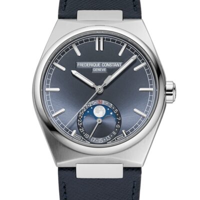 Frederique Constant Unisex 39mm Stainless Steel Watch (FC-716BL3NH6)