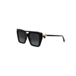 Fendi Women's FE40161I Black/Smoke Sunglasses