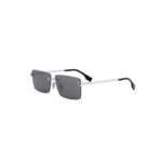 Fendi Men's FE40165U Palladium/Solid Smoke Sunglasses