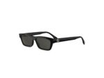 Fendi Men's FE40199I Black/Solid Smoke Sunglasses