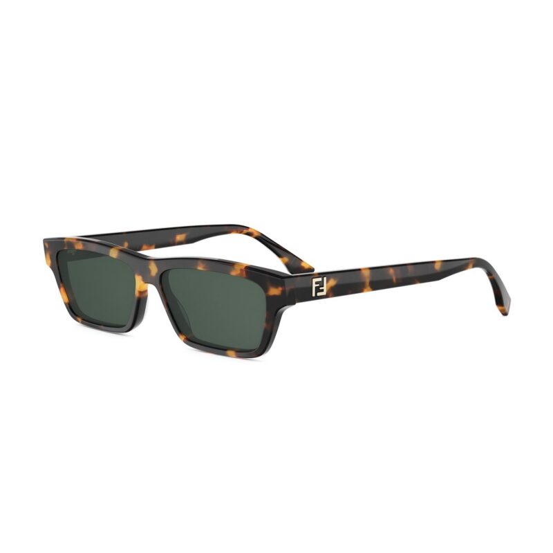 Fendi Men's FE40199I Havana/Smoke Green Sunglasses Fendi Men's FE40199I Havana/Smoke Green Sunglasses