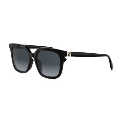 Fendi Women's FE40207F Black/Smoke Sunglasses