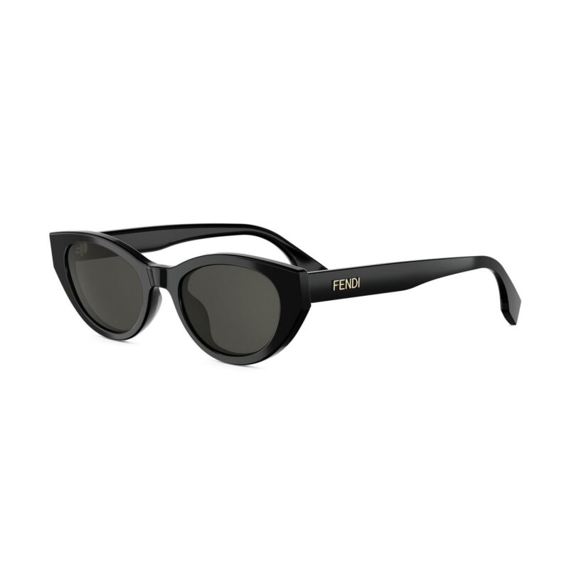 Fendi Women's FE40209I Black/Solid Smoke Sunglasses Fendi Women's FE40209I Black/Solid Smoke Sunglasses
