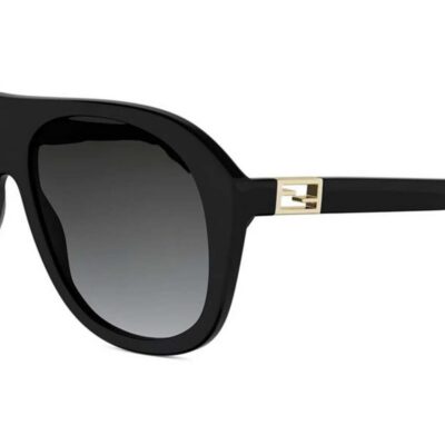 Fendi Women's FE40223I Black/Smoke Sunglasses