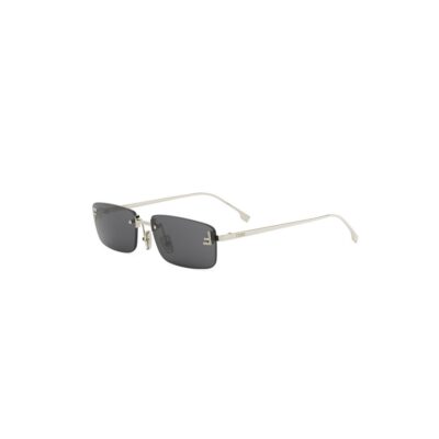 Fendi Women's FE4172US Light Gold/Solid Smoke Sunglasses