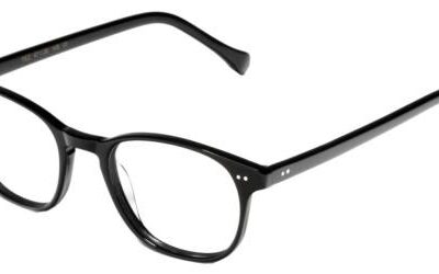 L.g.r Men's FEZ Black Eyeglasses