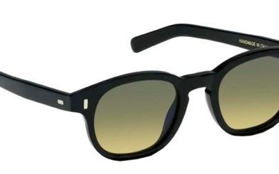 L.g.r Men's FEZ BOLD SUN Black/Yellow Photocromic (Caliber 47) Sunglasses