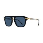 Fred Men's FG40076I Black/Solid Blue Sunglasses