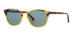 Oliver Peoples Men's FINLEY ESQ. SUN OV 5298SU Vintage Brown Shaded Tortoise/Indigo Photochromic Sunglasses