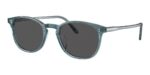 Oliver Peoples Unisex FINLEY VINTAGE SUN OV 5397SU Washed Teal/Carbon Grey Sunglasses