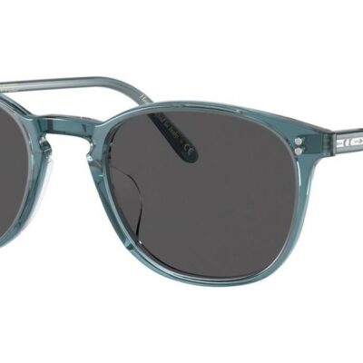 Oliver Peoples Unisex FINLEY VINTAGE SUN OV 5397SU Washed Teal/Carbon Grey Sunglasses