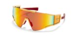 Balmain Men's FLECHE Matte Gold/Multicolor Mirror Sunglasses
