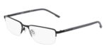 Flexon Men's E1146 Satin Black/ Grey Eyeglasses