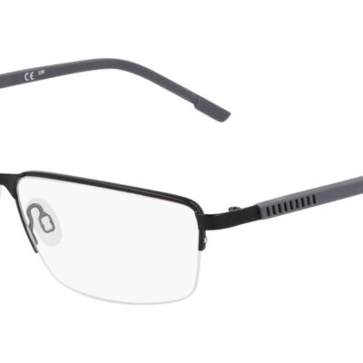 Flexon Men's E1146 Satin Black/ Grey Eyeglasses