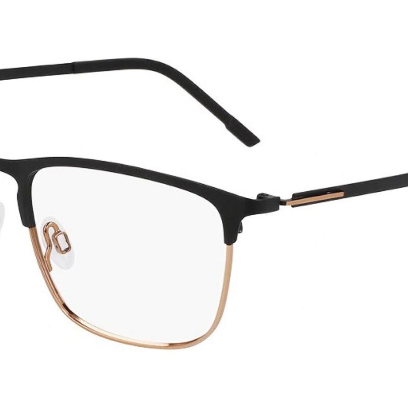 Flexon Men's E1148 Matte Black Eyeglasses