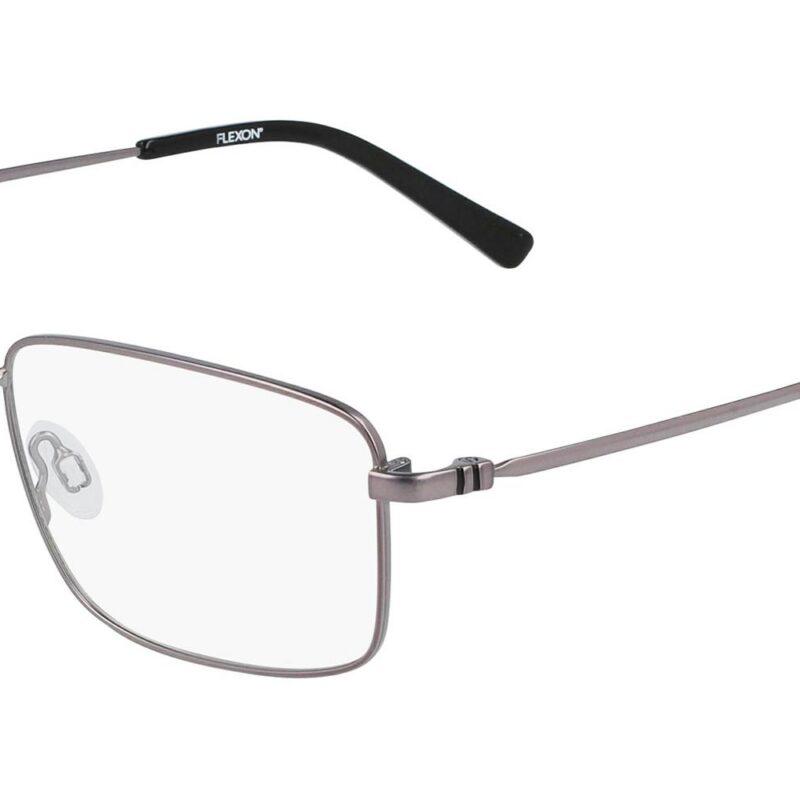 Flexon Men's H6052 Matte Gunmetal Eyeglasses