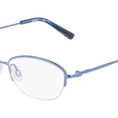 Flexon Women's W3041 Shiiny Slate Blue Eyeglasses