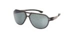 Ic!berlin Men's FLX_S04 IC0008 Black/Grey Polarized Sunglasses