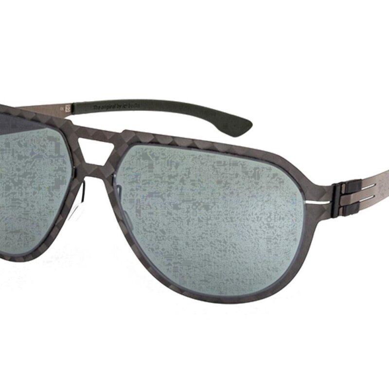 Ic!berlin Men's FLX_S04 IC0008 Black/Grey Polarized Sunglasses Ic!berlin Men's FLX_S04 IC0008 Black/Grey Polarized Sunglasses