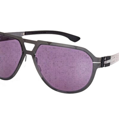 Ic!berlin Men's FLX_S04 IC0008 Black/Violet Sunglasses