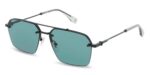 Police Men's FORCE 9 SPLQ90 Black/ Green Sunglasses
