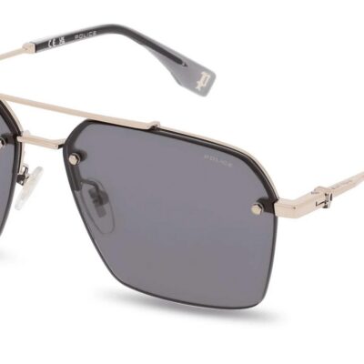 Police FORCE 9 SPLQ90 Gold/Grey Sunglasses