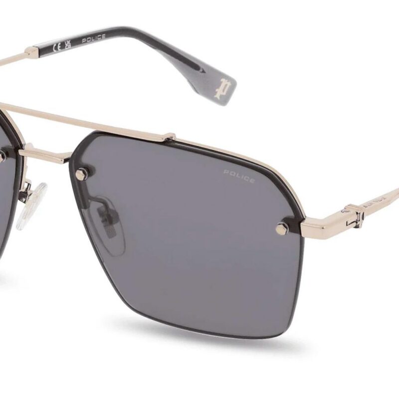 Police FORCE 9 SPLQ90 Gold/Grey Sunglasses