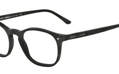 Giorgio Armani Men's FRAMES OF LIFE AR 7074 Matte Black Eyeglasses