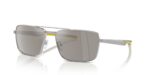 Scuderia Ferrari FZ 5001 Brushed Silver/Grey Mirror Sunglasses