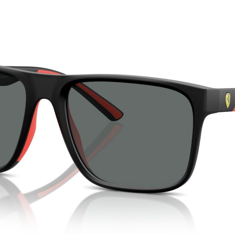 Scuderia Ferrari Men's FZ 6002U Matte Black/Dark Gray Sunglasses Scuderia Ferrari Men's FZ 6002U Matte Black/Dark Gray Sunglasses