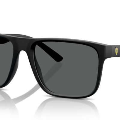 Scuderia Ferrari Men's FZ 6002U Matte Black/Dark Gray Sunglasses