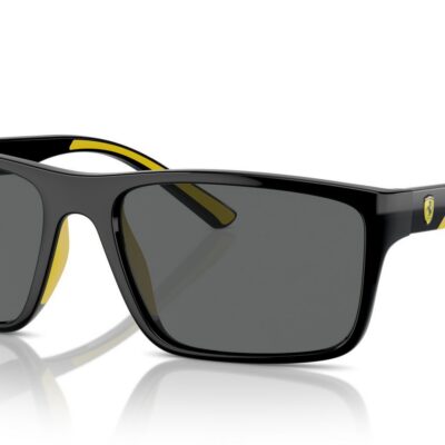 Scuderia Ferrari Men's FZ 6003U Black/Dark Gray Sunglasses