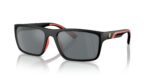 Scuderia Ferrari Men's FZ 6003U Matte Black/Dark Gray Sunglasses